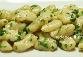 Gnocchi - boulettes de pommes de terre italiennes
