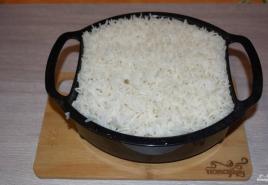 Рецепта: Ориз със зеленчуци и пилешки гърди - С терияки сос