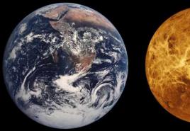 Surface of Venus: area, temperature, description of the planet
