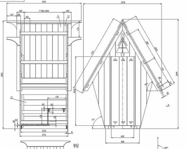 Проект дачного туалета sketchup - 83 фото